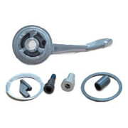 07-09 X9 Pull Lever Assy, Right New - Silver