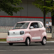 Masina electrica Aigo M1 urbana - autonomie 180 km, 4 locuri, permis B1, Roz