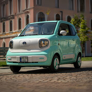 Masina electrica Aigo M1 urbana - autonomie 180 km, 4 locuri, permis B1, Verde