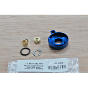 Motion Control Compression Knob Standard Alum W/ Cir-Clip - Blue