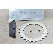 HammerSchmidt Chain Ring/Guide - 24 T, Silver