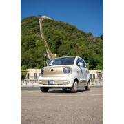 Masina electrica Aigo M1 urbana - autonomie 180 km, 4 locuri, permis B1, Alb Iasomie