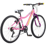 Bicicleta Copii Booster 2023 Plasma - 24 Inch, Roz