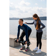 Gantera - 10 Kg, Set 4 Discuri, Negru-Argintiu