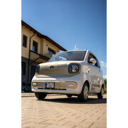 Masina electrica Aigo M1 urbana - autonomie 180 km, 4 locuri, permis B1, Alb Iasomie