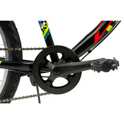 Bicicleta Copii DHS Plasma - 24 Inch, Negru-Roz