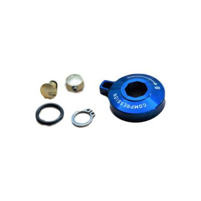 Motion Control Compression Knob Standard Alum W/ Cir-Clip - Blue