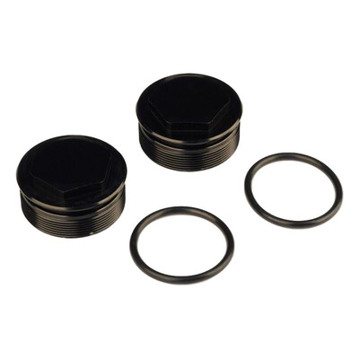 Domain Top Cap Kit - L/R, Black