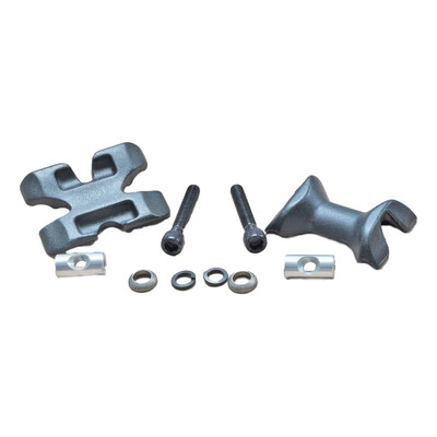 Kit Prindere Post Double Clamp, Gri
