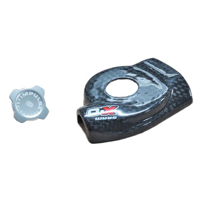 Kit X0 Trigger Carbon Cover/Top Cap - dreapta, Negru