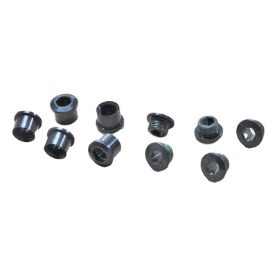 Chain Ring Bolt Kit 5-Arm Double - Black