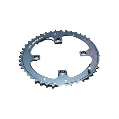 Foaie Angrenaj MTB V4G2 104, 44T, Negru-Rosu