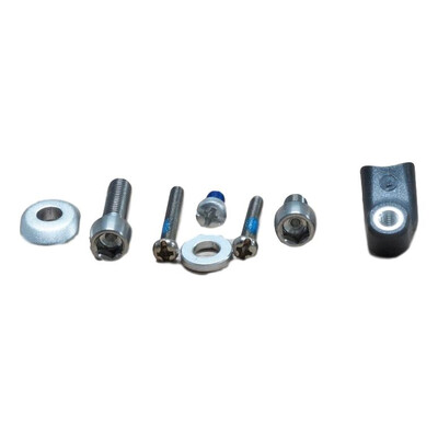 Red Front Derailleur Spare Parts Kit - Silver