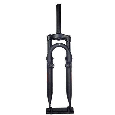 Furca MD-711X 24", gat 1-1/8, lungime gat 170mm, Negru mat-sticker rosu