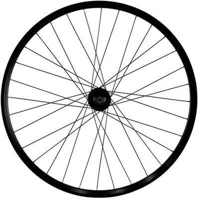 Roata Fata Bicicleta Cerurim Taurus, Janta Dubla, 559X21, 26 inch, Negru