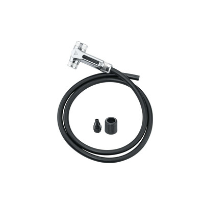 Furtun Pompa Podea Topeak Twinhead Dx Tth-Dx01 - L 110 cm, Negru