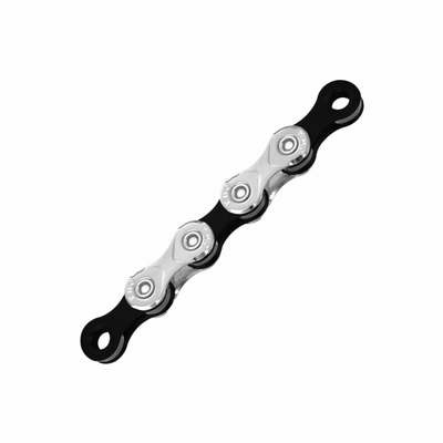 Lant Bicicleta KMC X10, 10 Viteze, 1/2X11/128 Inch, 122 Zale, Argintiu-Negru