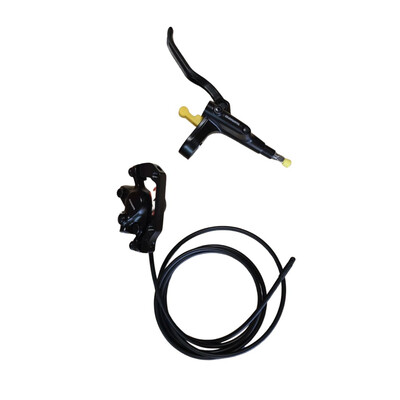 Frana spate disc AMT200JLRURX170, set maneta stanga spate si etrier, 1700mm, negru