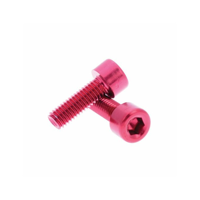 Suruburi Bidonas Cadru Fibrax Fcm1000 - M5 x 15 Mm, Rosu