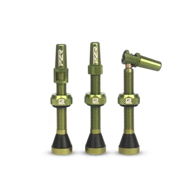 Valva Tubeless bicicleta P2R FR-11C, AL, 46mm, Verde