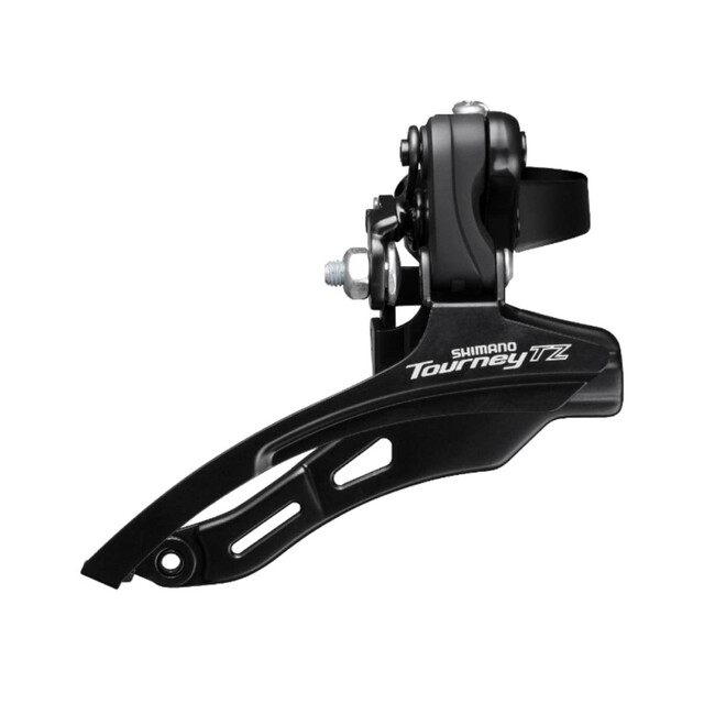 Schimbator fata 3x6/7 viteze Shimano AFDTZ500DSTM6, 42T, Top pull, Down swing, negru