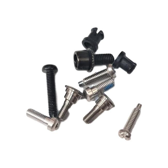 07 X9 Rd Composite Cage Screw/Bolt Kit - Silver-Black