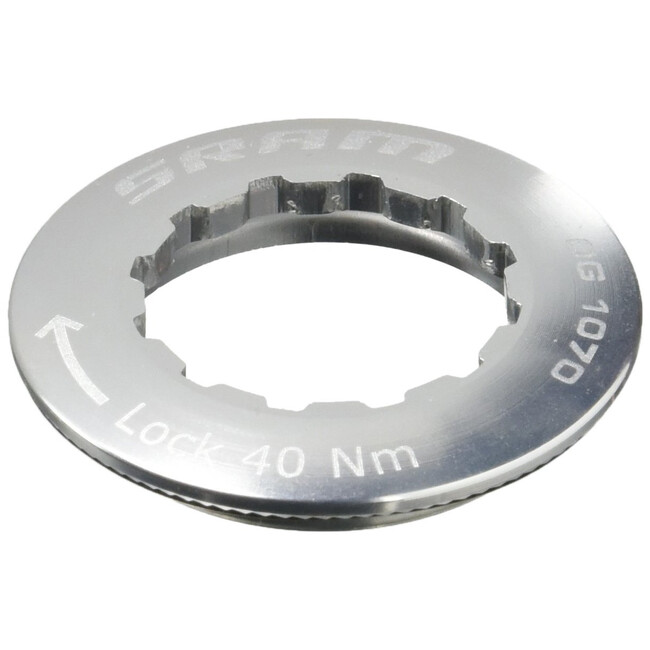 Cassette Lockring Og1070, Pg970 - 12 T, Silver