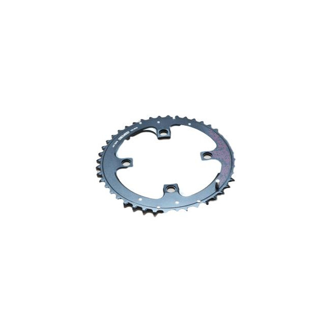 Foaie Angrenaj MTB V4G2 104, 44T, Negru-Rosu