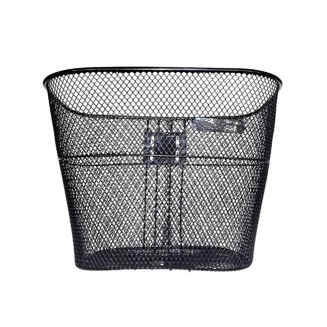 Cos Fata Bicicleta, metalic, DHS, accesorii prindere incluse - Negru