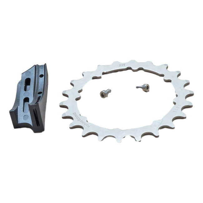 HammerSchmidt Chain Ring/Guide - 22 T, Silver