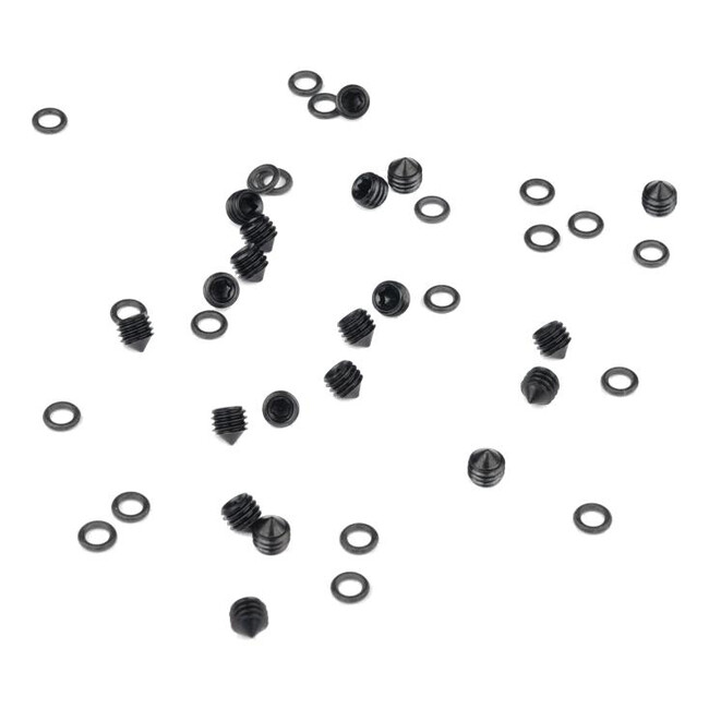 Set Screw/O-Ring Banjo Bolt Bleed - Black