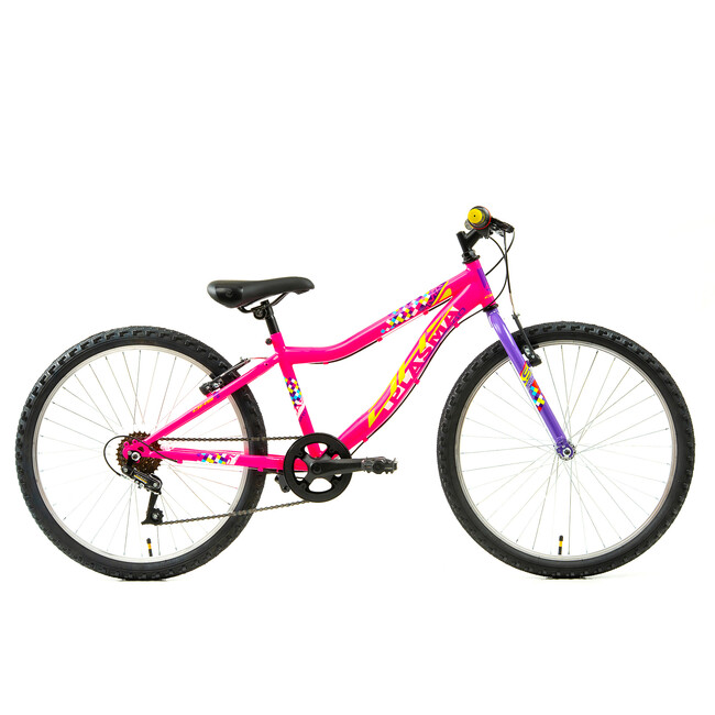 Bicicleta Copii DHS Plasma - 24 Inch, Roz