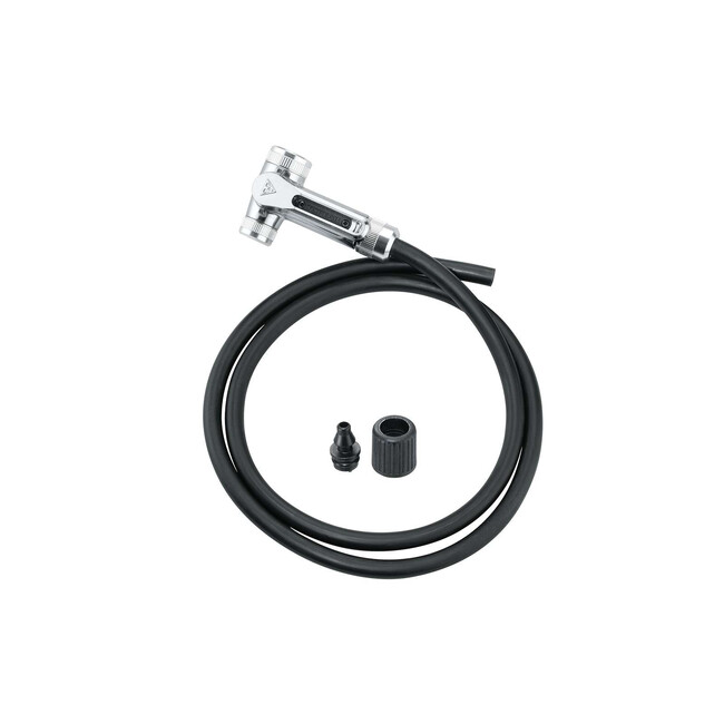 Furtun Pompa Podea Topeak Twinhead Dx Tth-Dx01 - L 110 cm, Negru