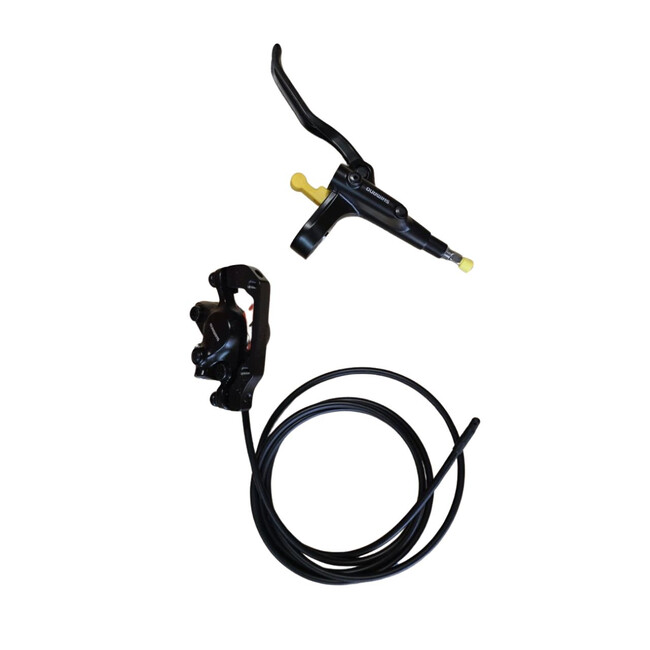 Frana spate disc AMT200JLRURX170, set maneta stanga spate si etrier, 1700mm, negru