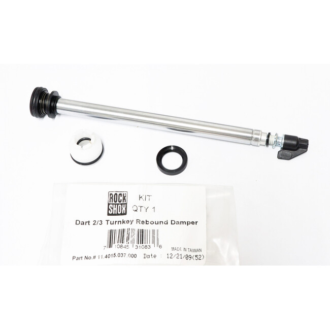 Dart 2/3 Turnkey Rebound Damper - Silver