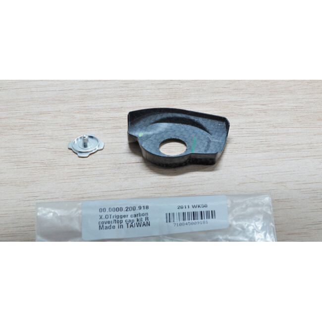 Kit X0 Trigger Carbon Cover/Top Cap - dreapta, Negru