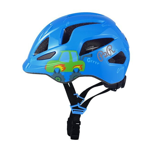 Casca Ciclism Copii P2R MASCOT - 48-52 cm, XS, Albastru