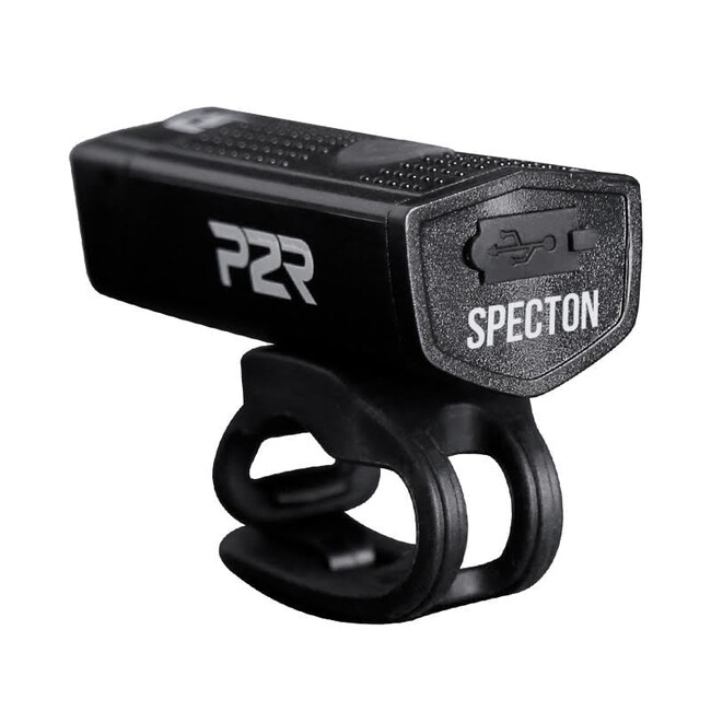 Far Fata Bicicleta P2R Specton 350 Lumeni - Negru