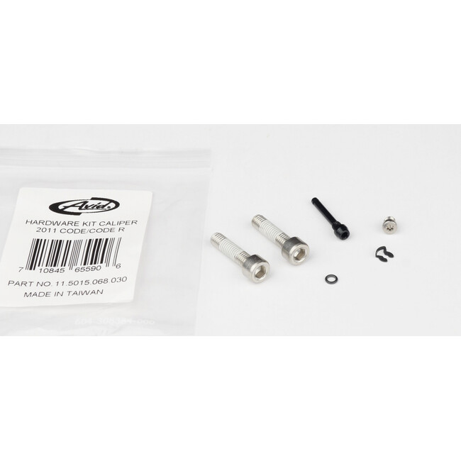 Hardware Kit, Caliper - 2011 Code/Code R - Silver