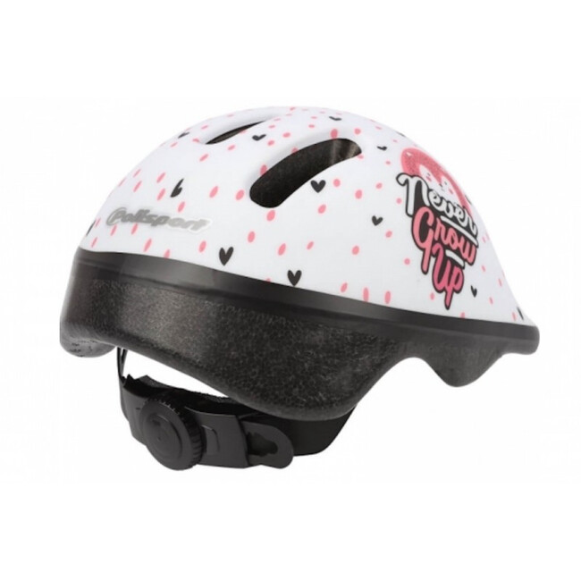 Casca Ciclism Copii Polisport Hoggy - 44-48 cm, XXS, Alb-Roz