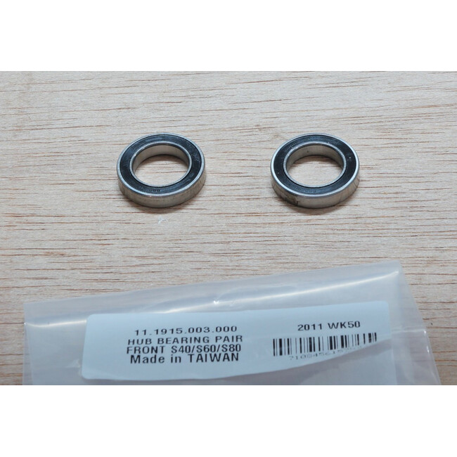 Hub Bearings Front Pair S40/S60/S80 - Silver