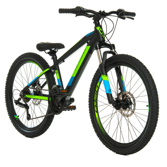 Bicicleta Copii Devron Alaska - 24 Inch, Negru-Verde