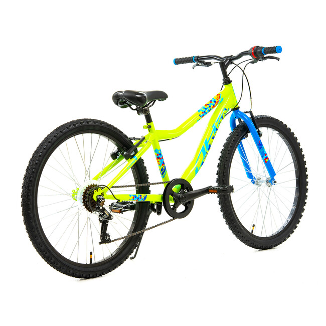 Bicicleta Copii DHS Plasma - 24 Inch, Galben
