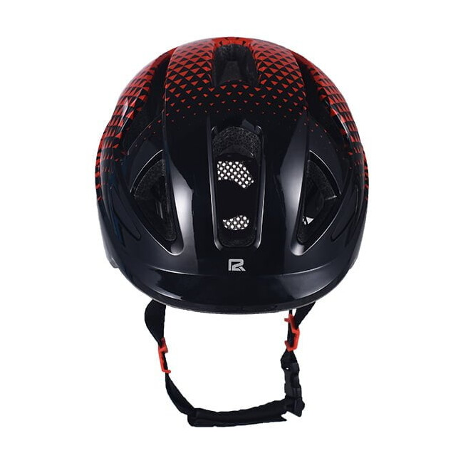 Casca Ciclism Copii P2R MASCOT - 52-56 cm, S, Negru-Rosu