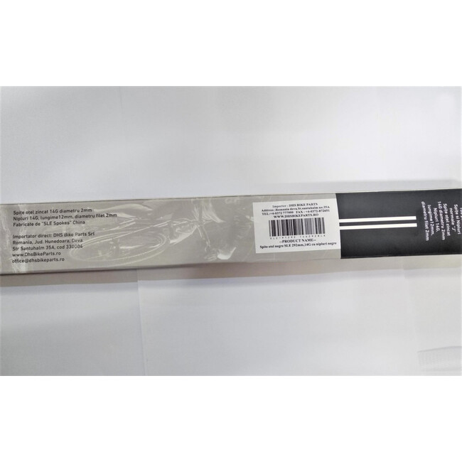 Spite Bicicleta Devron Tip J - Set 100 Buc, 182 Mm, Negru