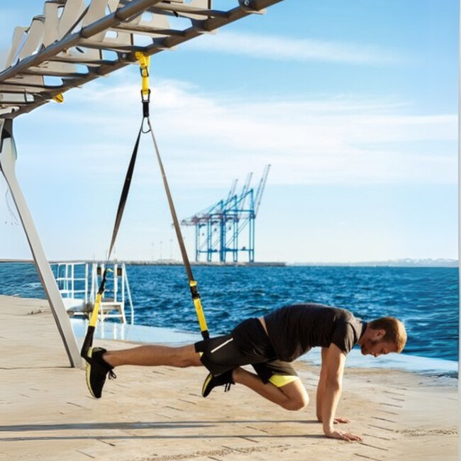 Sistem Trx Bodytrainer Home - Negru-Verde