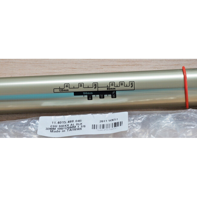 Csu Sid Xx Aluminum - 120 Mm, 1-1/8 Inch, Black Crown , Silver