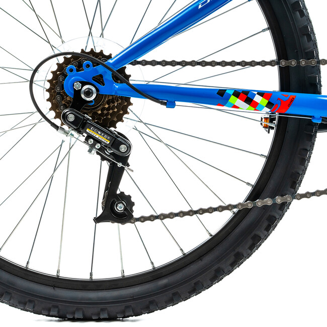 Bicicleta Copii DHS Plasma - 24 Inch, Albastru