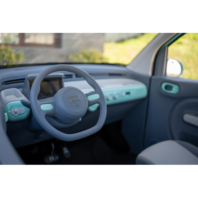 Masina electrica Aigo M1 urbana - autonomie 180 km, 4 locuri, permis B1, Albastru