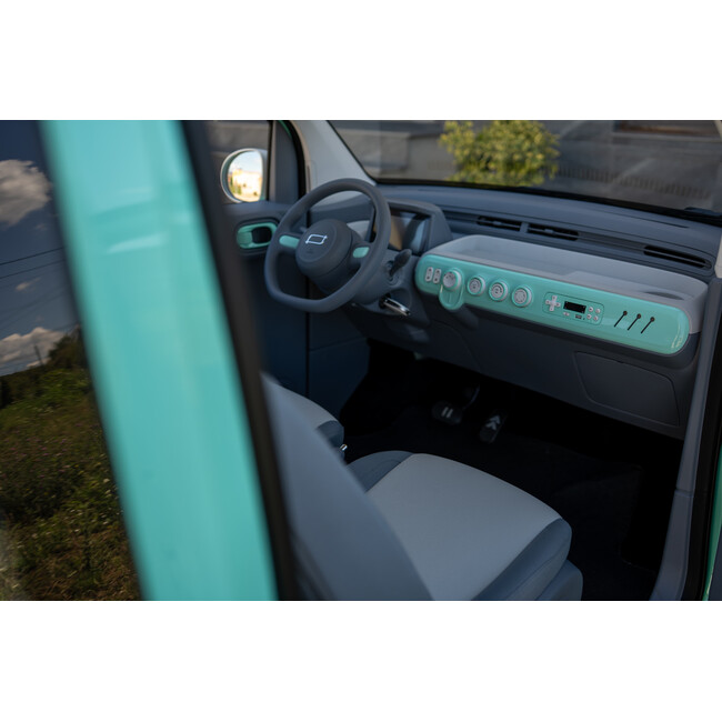 Masina electrica Aigo M1 urbana - autonomie 180 km, 4 locuri, permis B1, Verde